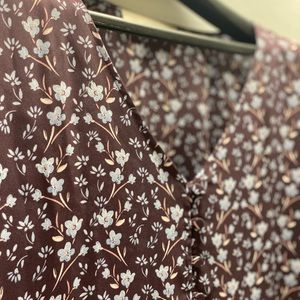 Loft long sleeve top with front buttons. Size Large